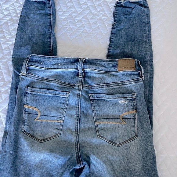 American Eagle Next Level Stretch Super Hi Rise Jegging Size 4 - Picture 10 of 11